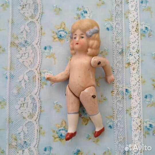 Антикварная куколка Германия + Набор в подарок