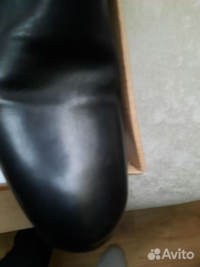 Кожаные полусапожки