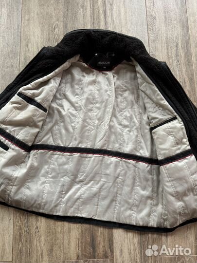 Мужская утепленная кожаная куртка