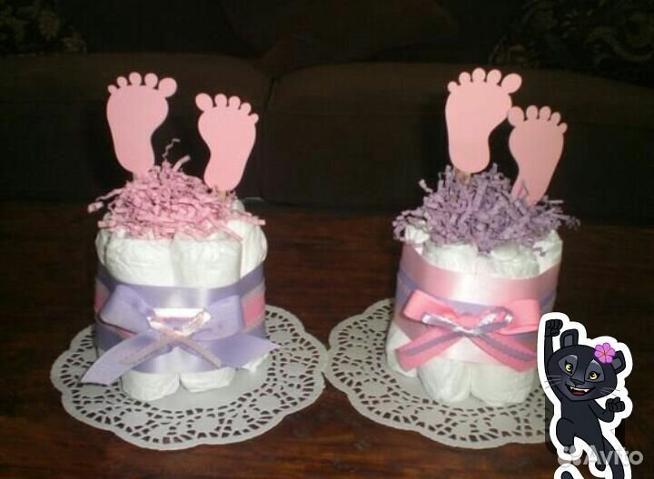 Торты из подгузников