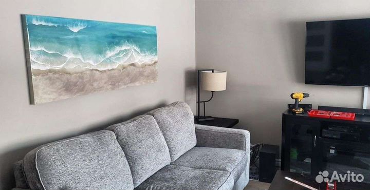 Картина из эпоксидной смолы, под заказ