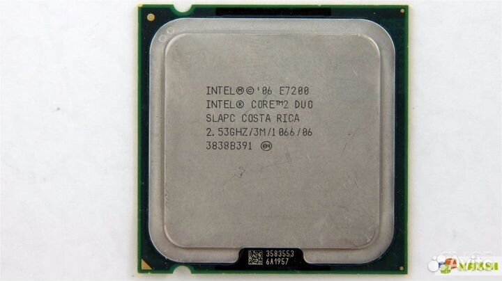 Intel Core2Duo E7200, 2.53GHz*2