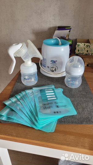 Молокоотсос avent ручной и все для Банка молока