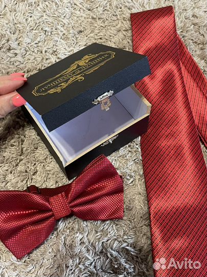 Галстук + бабочка подарочный набор