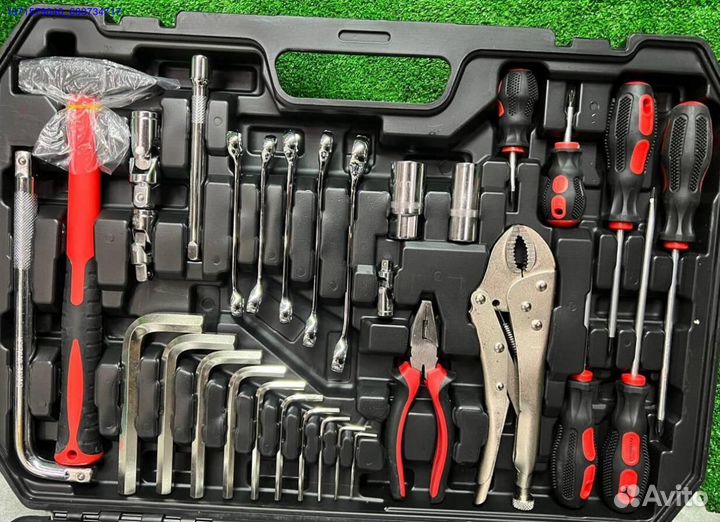 Набор инструментов 150 предметов с молотком (Арт.48989)