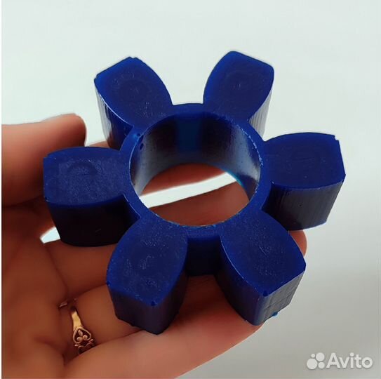 Вставка упругой муфты эластичная (звезда) HRC 90 ф