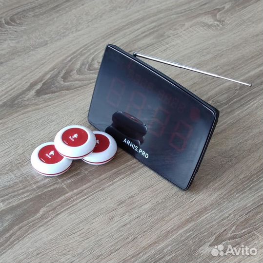 Кнопки вызова официанта/персонала для всех сфер