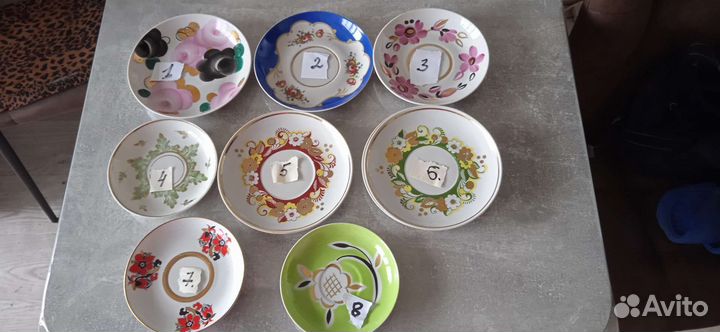 Блюдца СССР винтаж