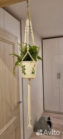 Макраме подвес для кашпо