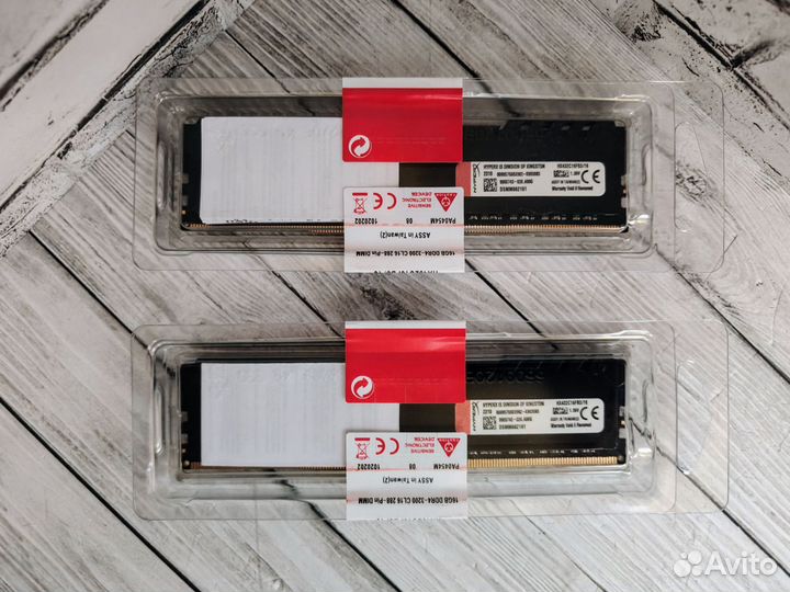 DDR4 32Gb 3200Mhz Kingston HyperX Fury (2*16)