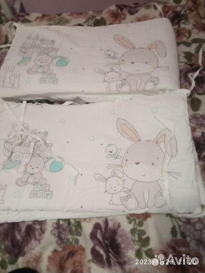 Бортики в детскую кроватку бу