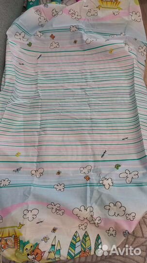 Детская простынь на резинке 60 на 120 новая