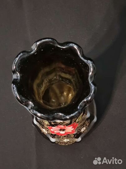 Ваза цветное стекло СССР