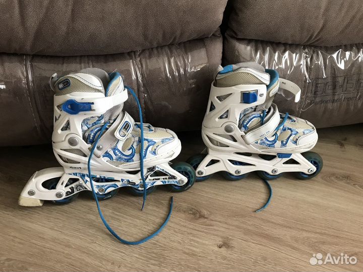 Ролики детские раздвижные с 33-36 размер