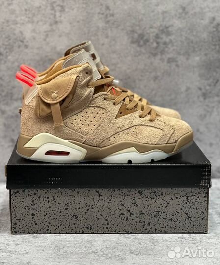 Кроссовки Nike Air Jordan 6 Low travis Scott (42)