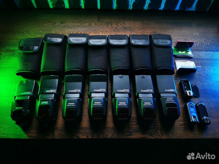 Фотовспышки Canon 580exii Yongnuo 500 560iii 568