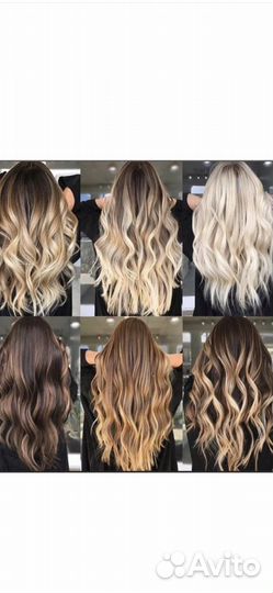 Парикмахер окрашивание волос