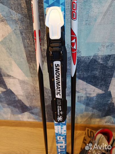 Беговые лыжи 150 см (полный комплект