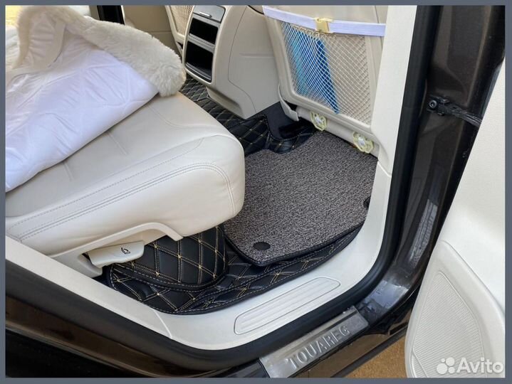 Автомобильные коврики из экокожи 3D Премиум