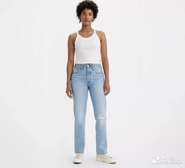 Джинсы levis 70s high slim straight
