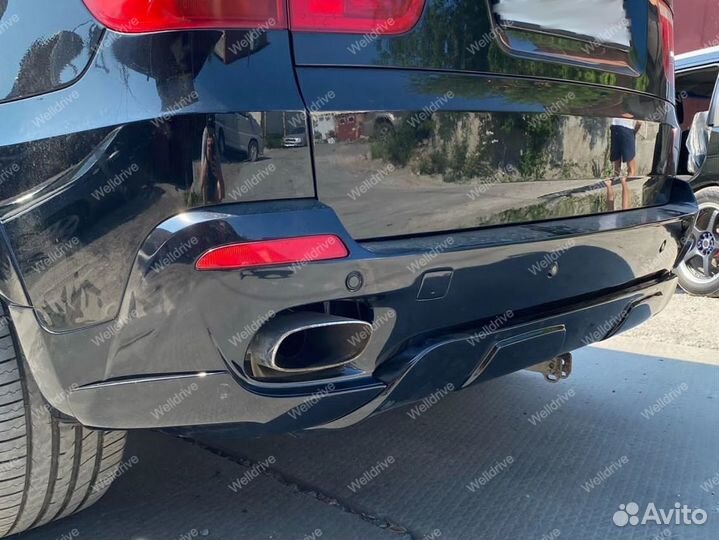 Аэропакет BMW X5 E70 дорест без М пакета черный