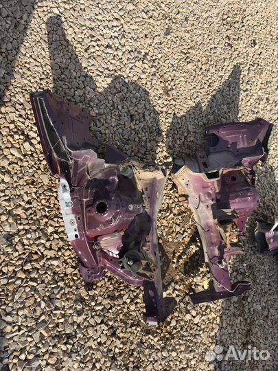 Hyundai solaris передний лонжерон