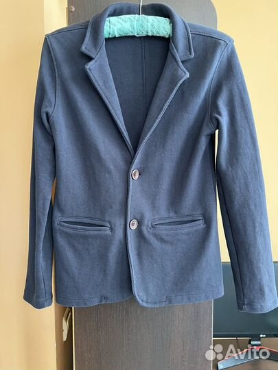 Пиджак Mango для мальчика 152 трикотажный