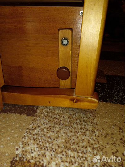 Детская кровать с маятником и ящиком