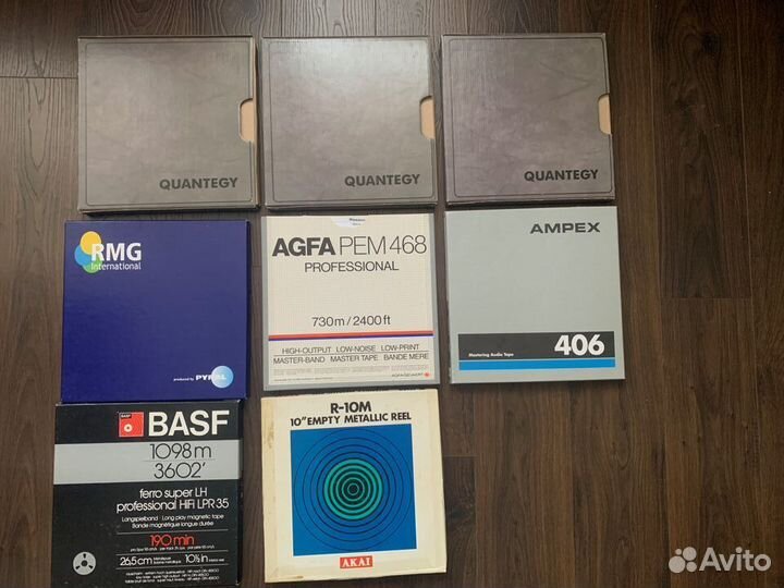 Катушки разные 1100м 550m с записью 19/2