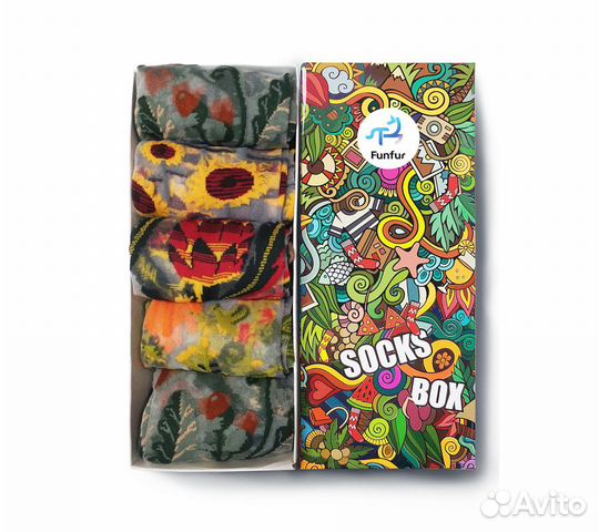 Носки Funfur Art в наборе 5 пар
