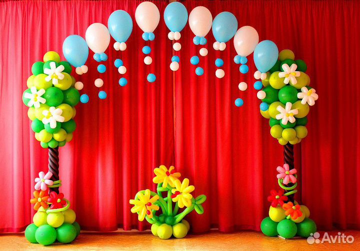 Оформление воздушными шарами