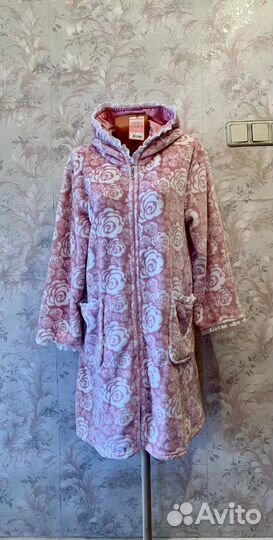 Новый банный халат плюшевый махровый Mia-Mia L/XL