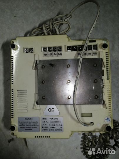 Панель видео домофона