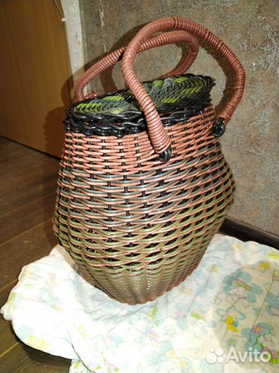 Корзина плетеная СССР