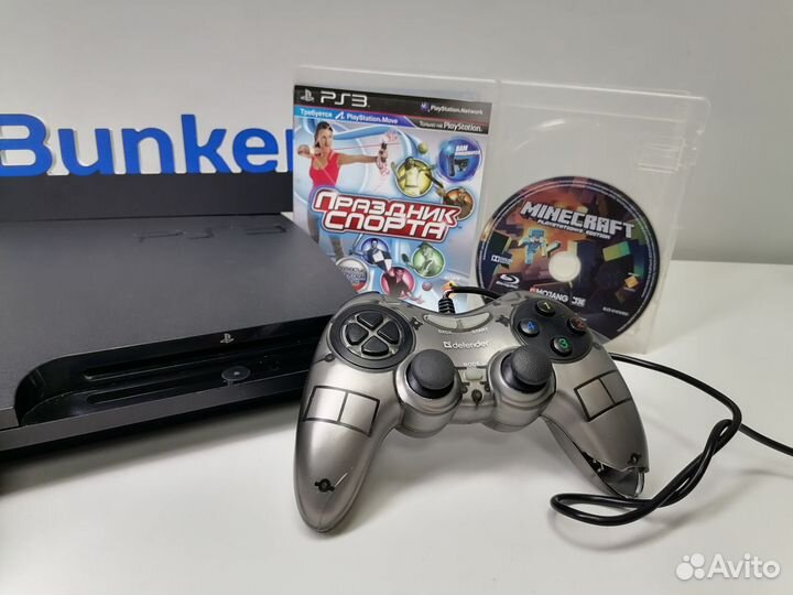 Sony PS3 Slim+комплект PS Move