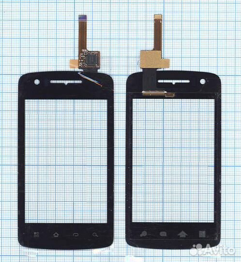 Тачскрин Philips W820 черный