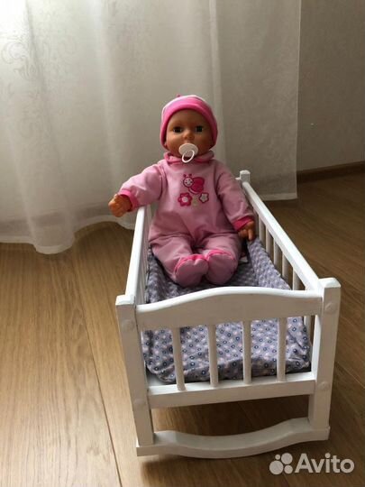 Кроватка-качалка для кукол