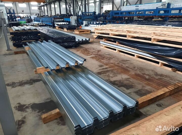 Профнастил оцинкованный окрашенный нс-35 0,55х1000