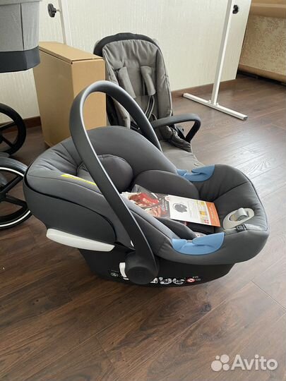 Коляска 3 в 1 cybex balios lux c адаптером