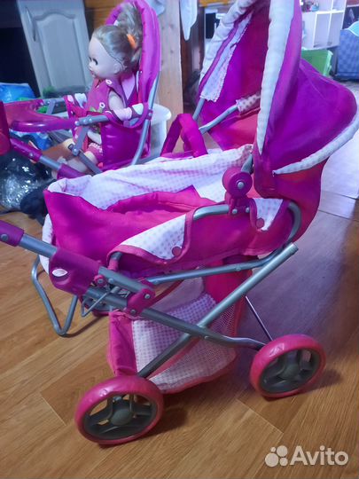 Детская кукольная коляска