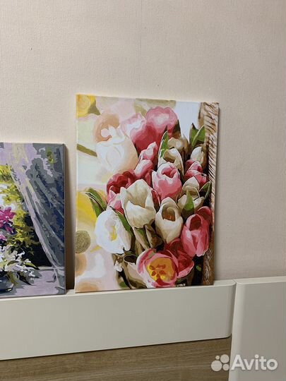 Картины по номерам раскрашенная