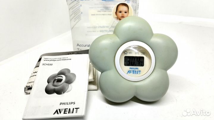 Цифровой термометр для воды и воздуха Philips Aven