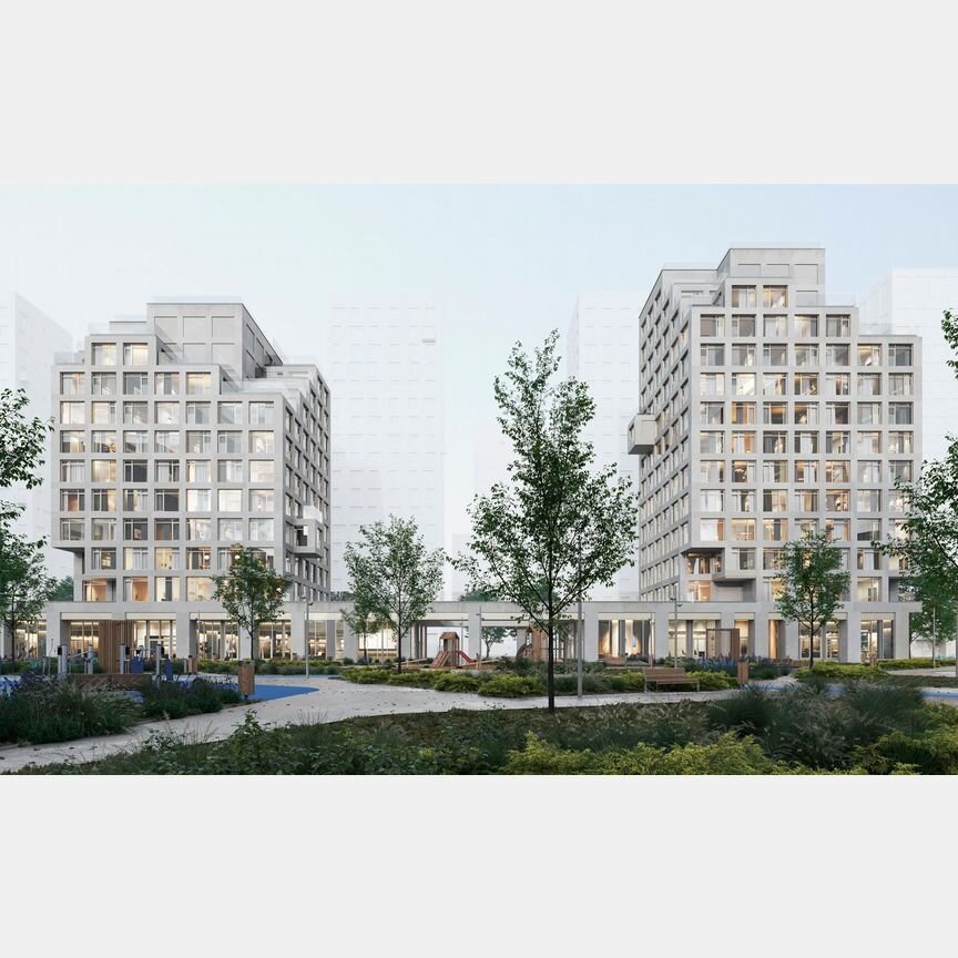 2-к. квартира, 71,7 м², 12/19 эт.