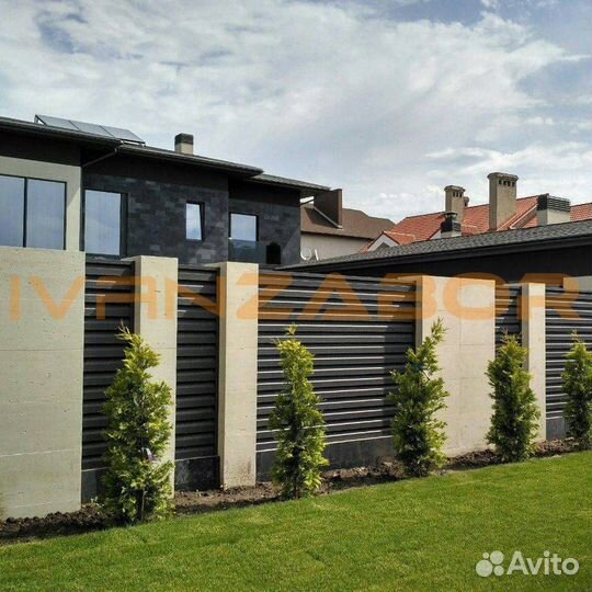 Заборы для коттеджей в Комсомольске