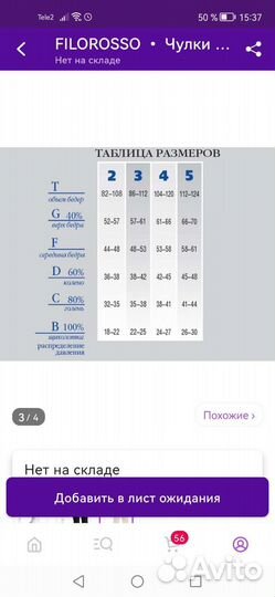 Компрессионные чулки 2 класс