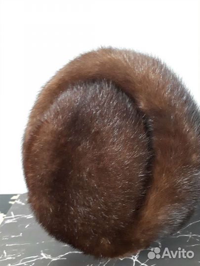 Шапка женская норковая бу