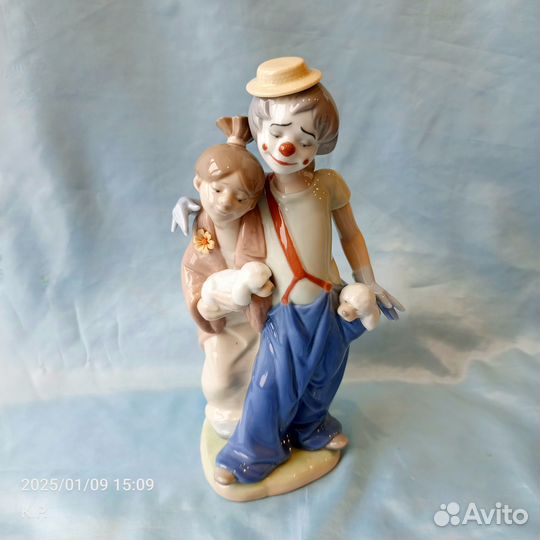 Фарфор Lladro. Коллекционные фигурки Клоунов