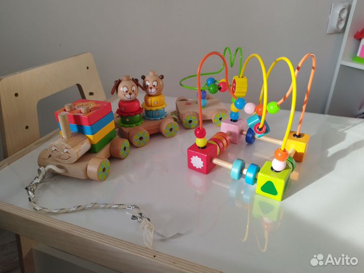 Развивающие деревянные игрушки