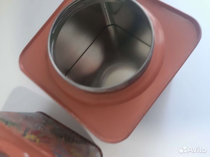 Жестяная банка из-под индийского чая СССР