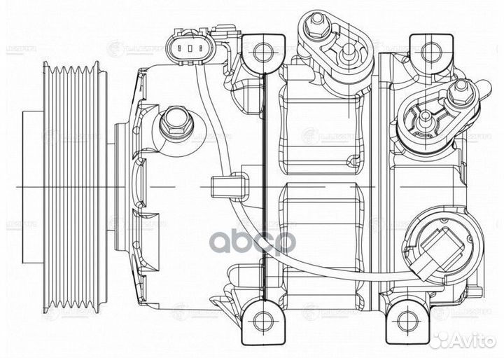 Компрессор кондиционера hyundai/KIA sonata/optima